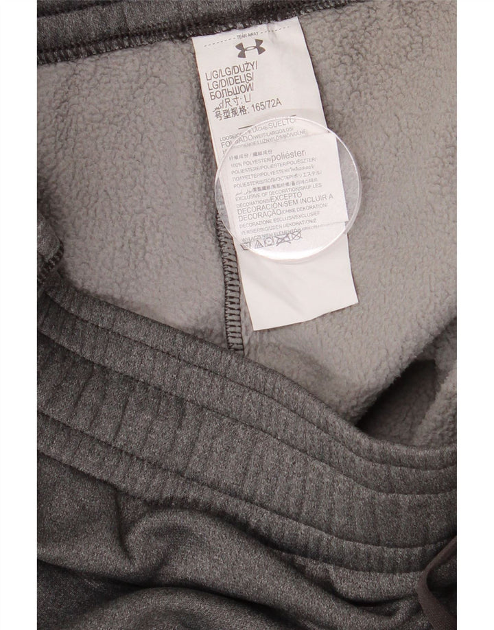 Pantaloni da tuta da uomo Under Armour grandi in poliestere grigio