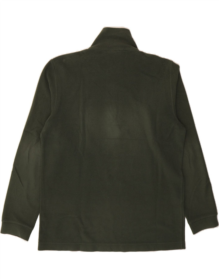 LOTTO Mens Zip Neck Fleece Jumper Large Green Vintage Lotto and Second-Hand Lotto from Messina Hembry 