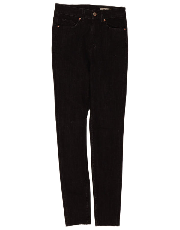 Marks & Spencer Donna The Ivy Skinny Jeans UK 8 Small W28 L30 Nero
