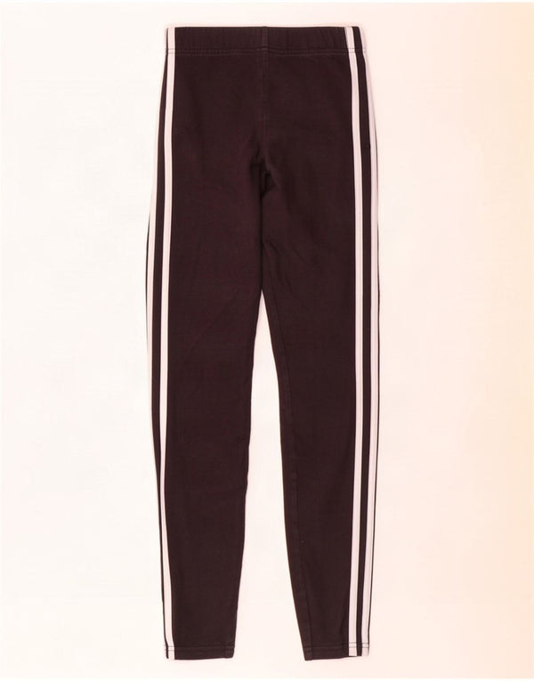 Leggings Adidas Bambina 13-14 Anni Cotone Nero