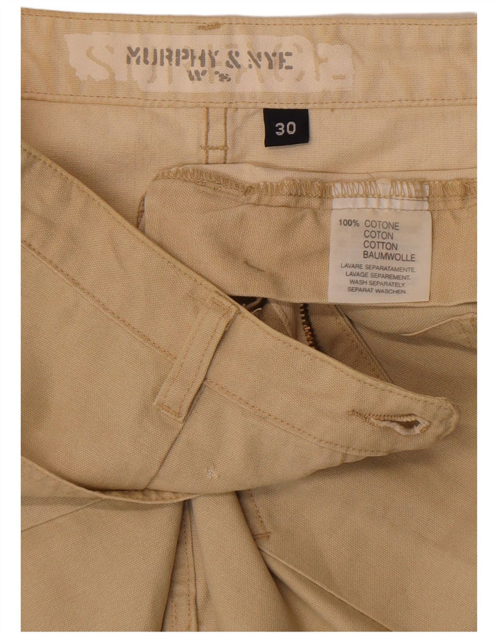 Gonna dritta da donna Murphy & Nye W30 cotone beige medio