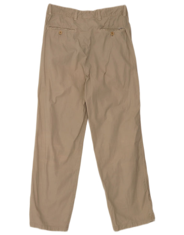 Pantaloni chino da uomo con pegging Ermenegildo Zegna IT 46 XS W27 L28 Cotone beige