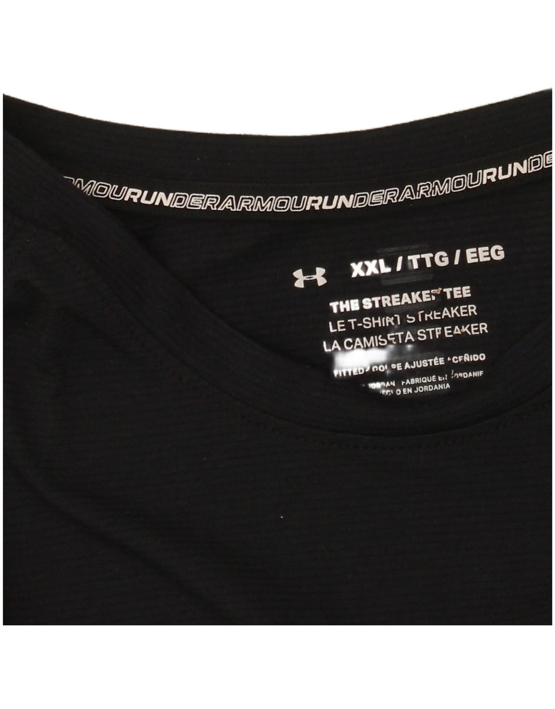 Maglietta da uomo Under Armour Top 2XL Nera