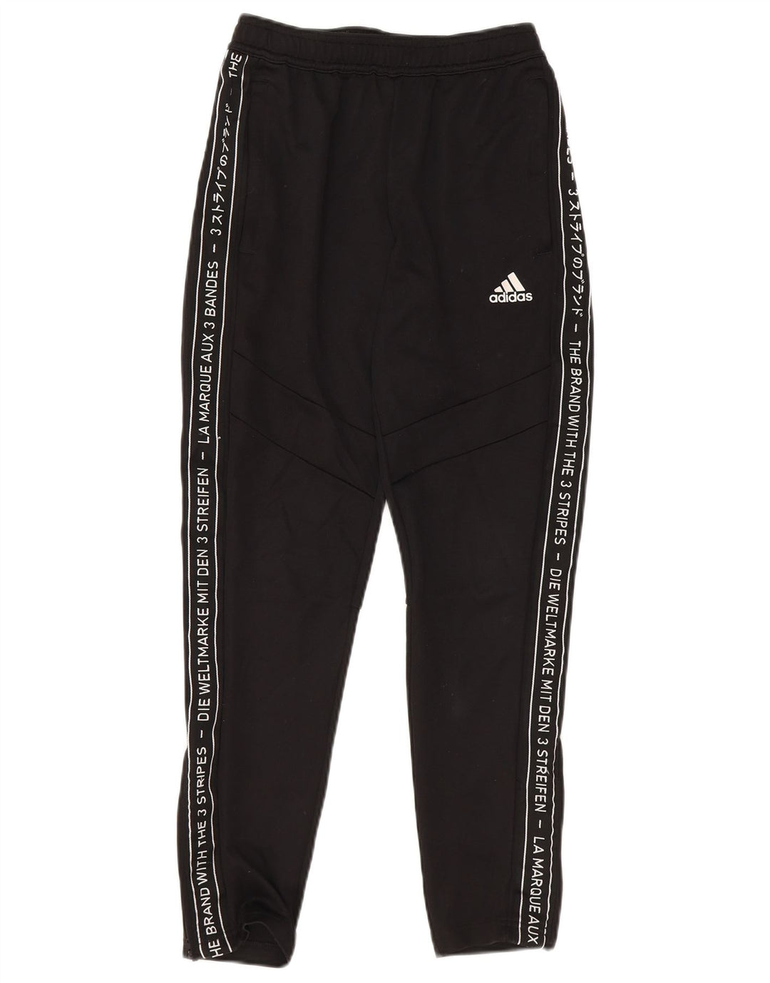 Pantaloni da tuta Adidas Aeroready Graphic da ragazzo 11-12 anni neri