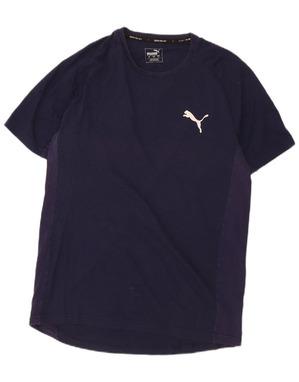 T-shirt da uomo Puma Top Large Blu Navy