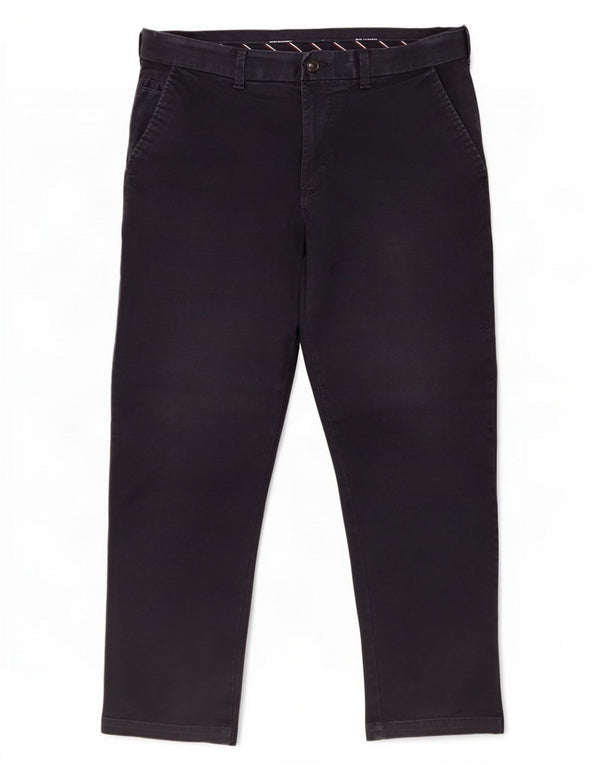 Pantaloni chino dritti Marks & Spencer da uomo blu Harbour W34 L29 Navy