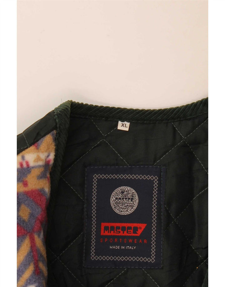 Gilet in pile da uomo Master UK 42 XL multicolore Fair Isle