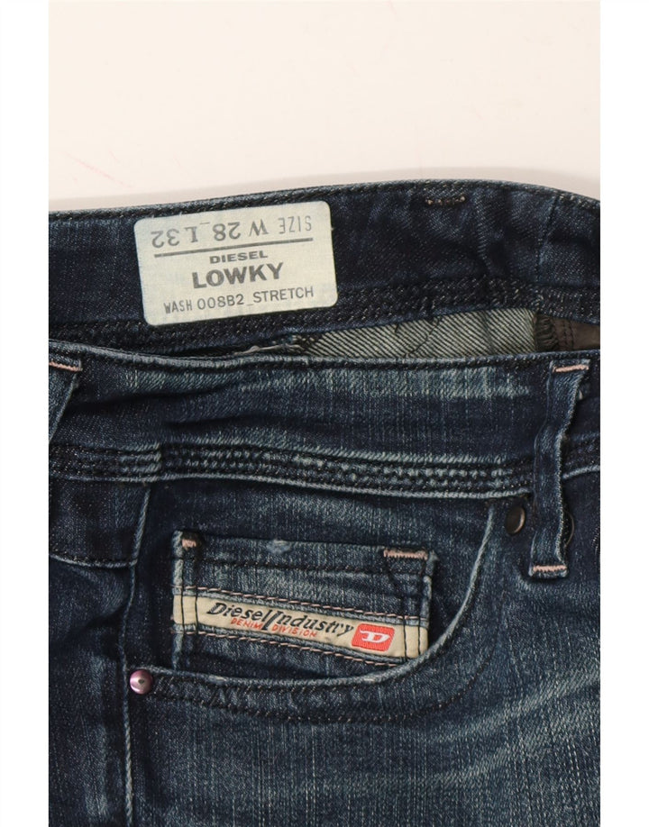 DIESEL Womens Lowky Bootcut Jeans W28 L32 Navy Blue Cotton Vintage Diesel and Second-Hand Diesel from Messina Hembry 