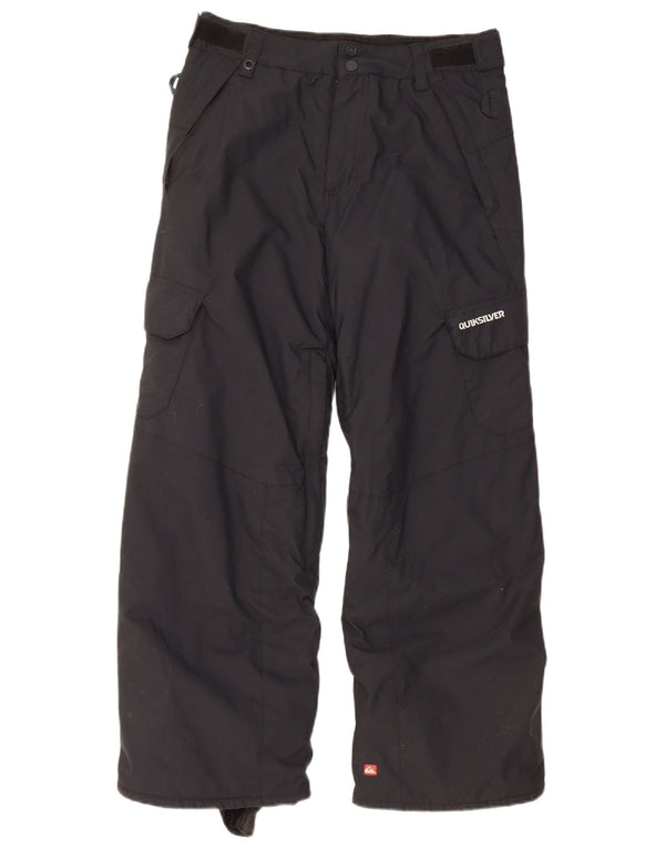 Pantaloni da sci Quiksilver da bambino 13-14 anni in poliammide nero