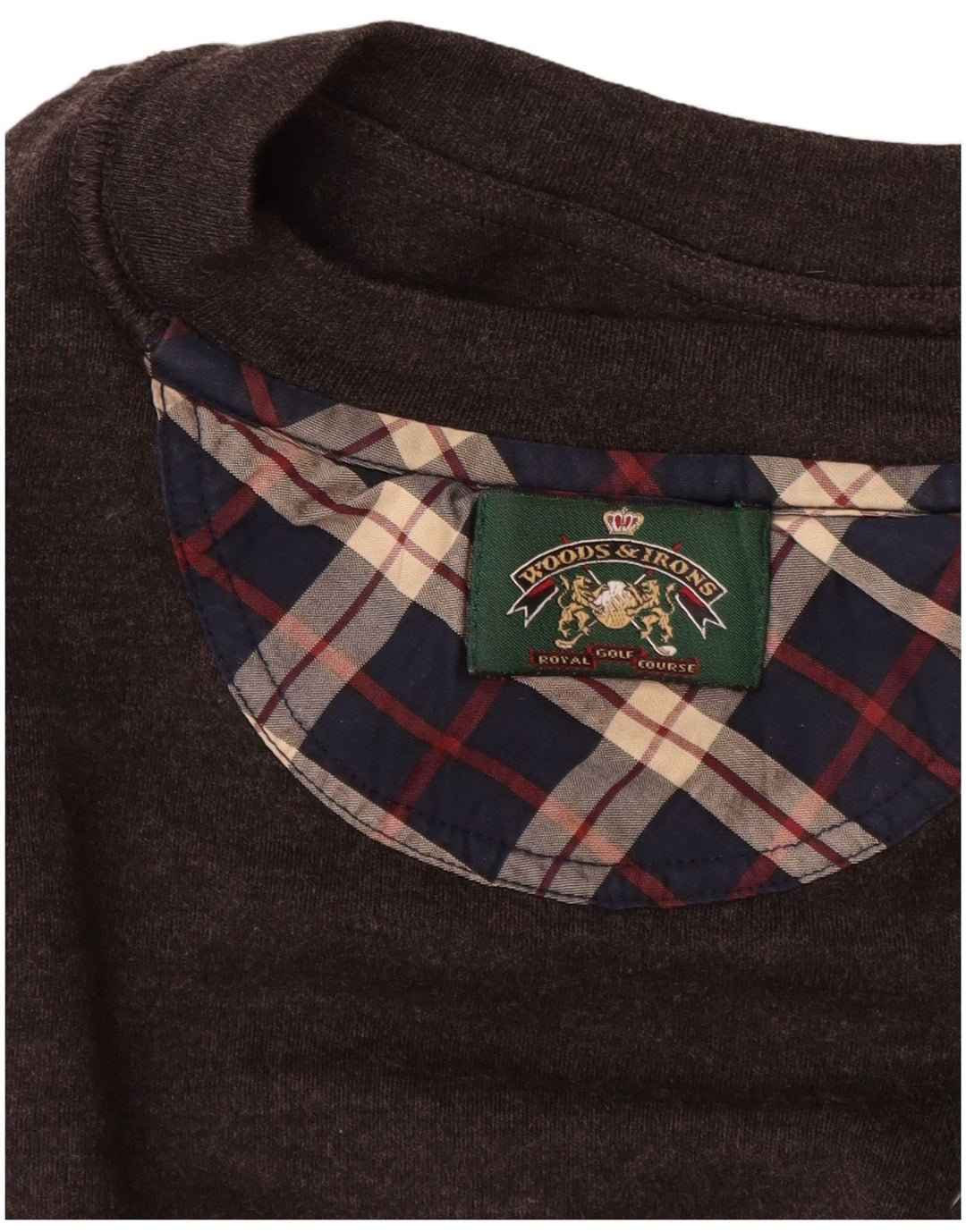 Felpa da uomo WOODS & IRONS Maglione XL Marrone