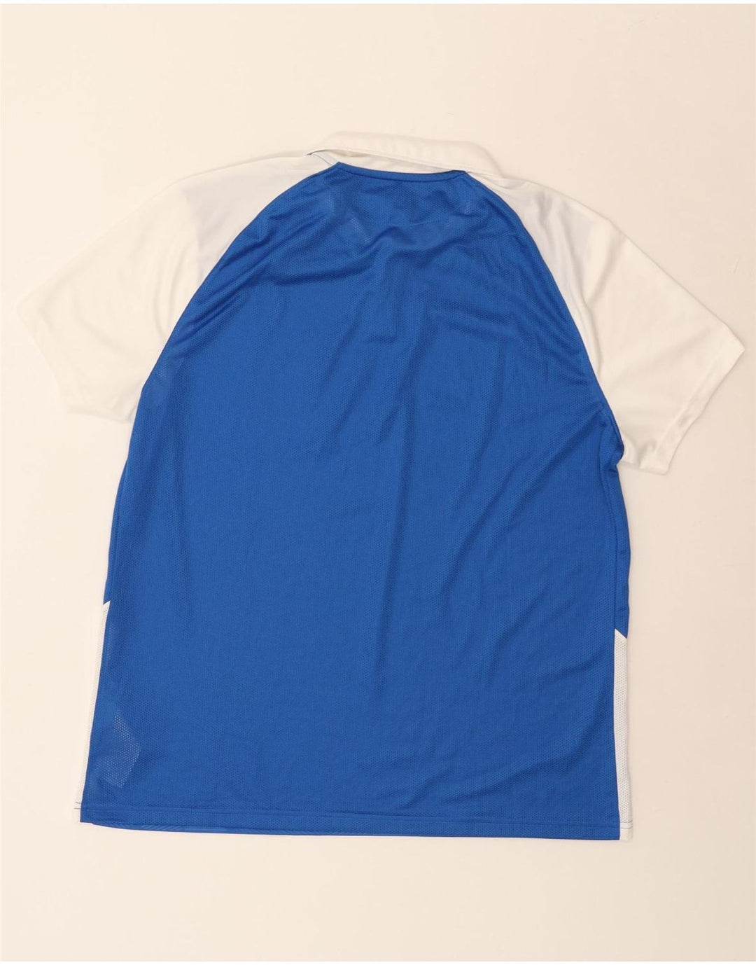 Polo NIKE da uomo XL blu in poliestere color block
