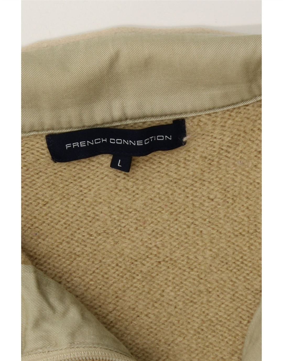Maglione cardigan da donna French Connection UK 14 Lana beige grande