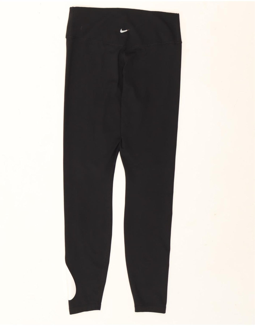 Leggings grafici Nike Dri Fit da donna UK 12 medio nero poliestere