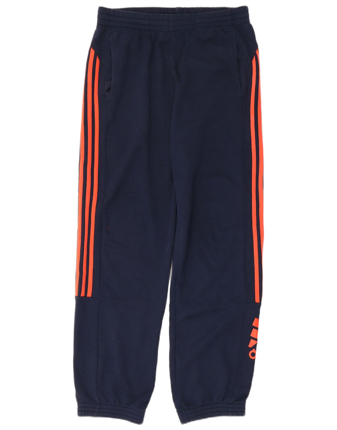 Pantaloni da tuta grafica da uomo Adidas Joggers medi in cotone blu navy