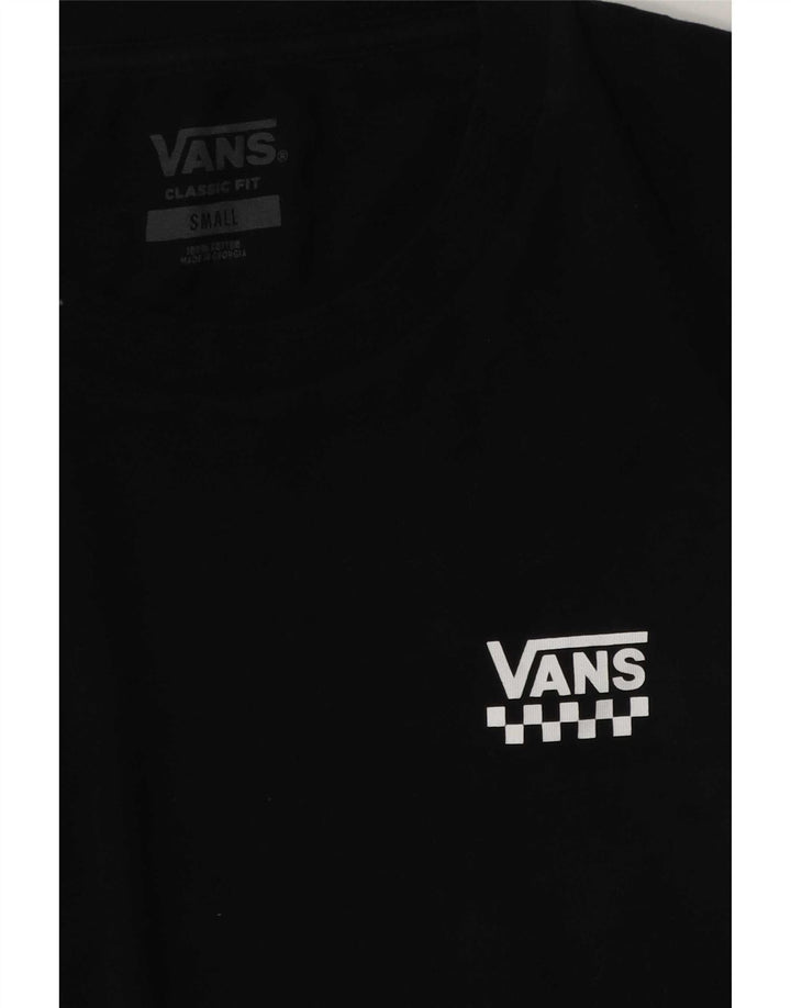 T-shirt da uomo Vans Classic Fit, piccola, in cotone nero