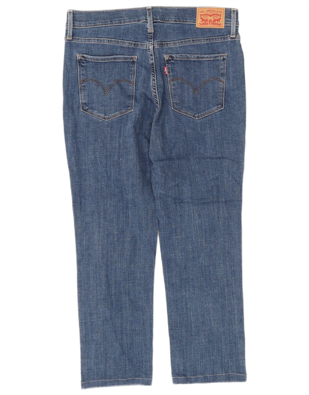 Levi's Donna 312 Crop Shaping Jeans Slim W30 L24 Cotone Blu