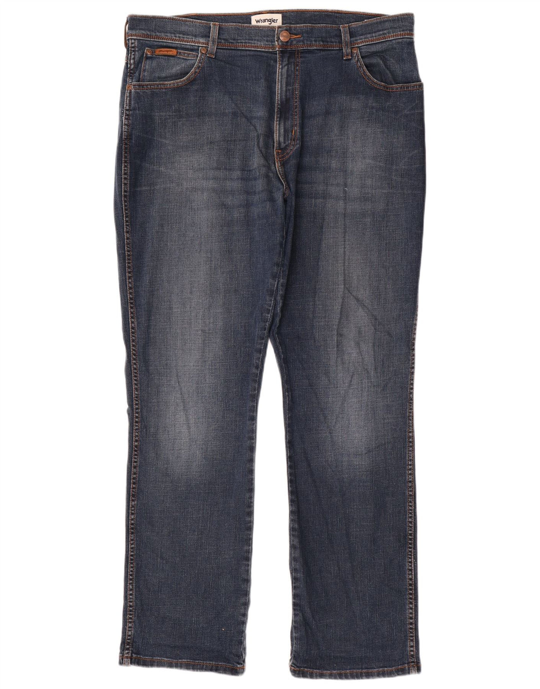 Jeans dritti da uomo Wrangler Texas W38 L32 cotone blu