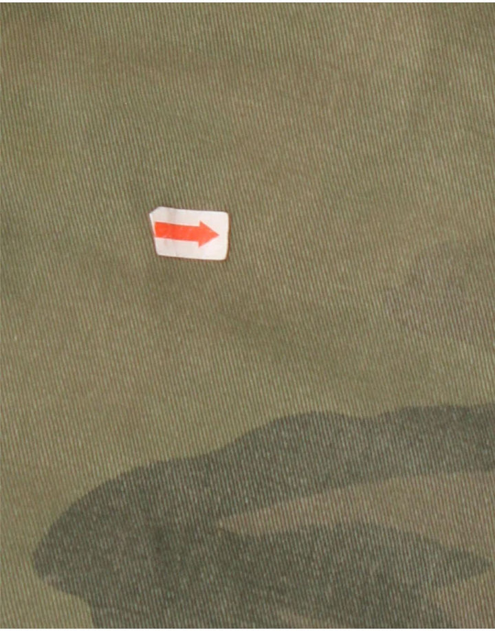 Pantaloncini cargo da uomo NAUTICA W33 cotone mimetico verde medio