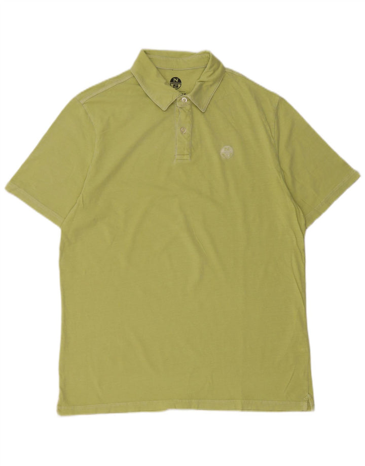 Polo da uomo North Sails Small in cotone verde