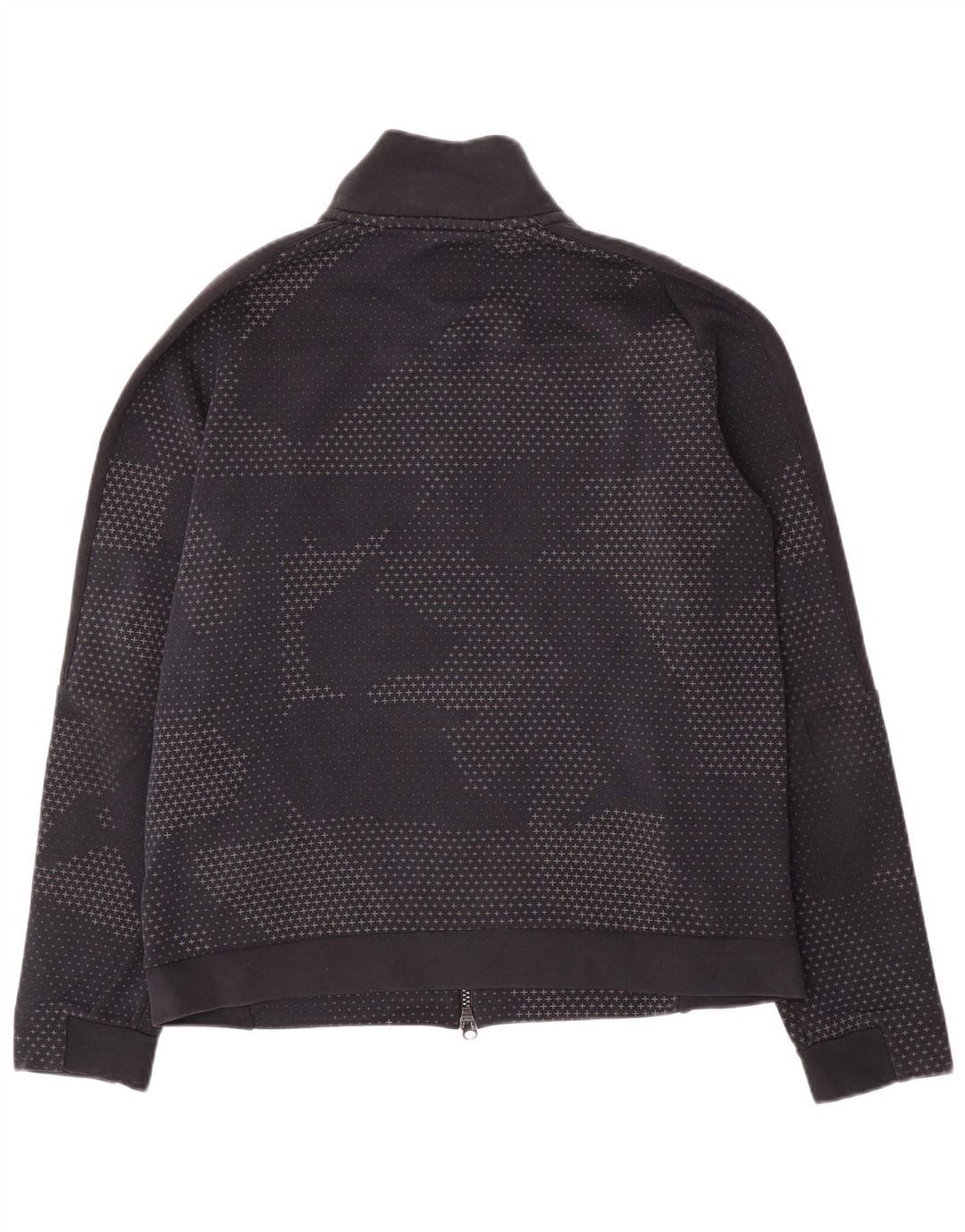 Giacca da ginnastica da uomo Nike, giacca media, blu navy, cotone maculato