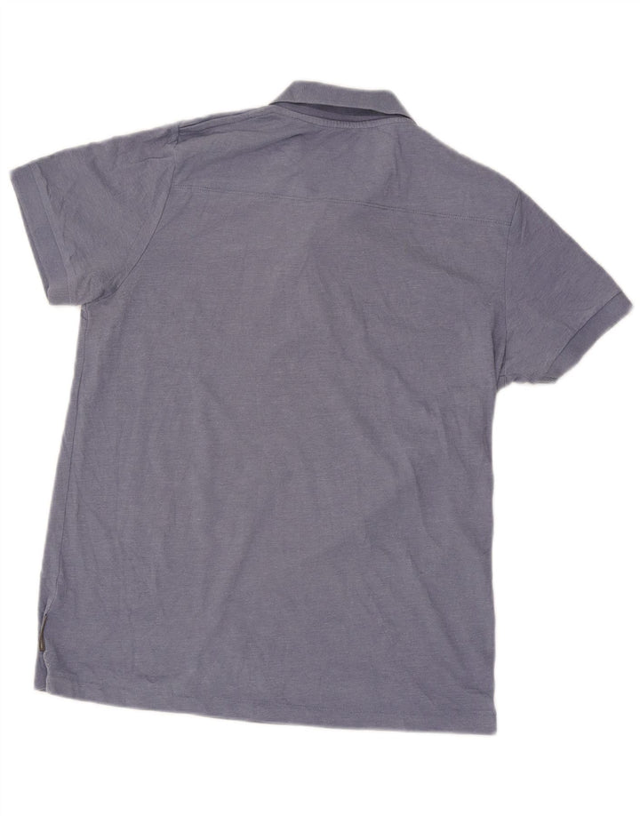 Polo da uomo French Connection grande in cotone blu