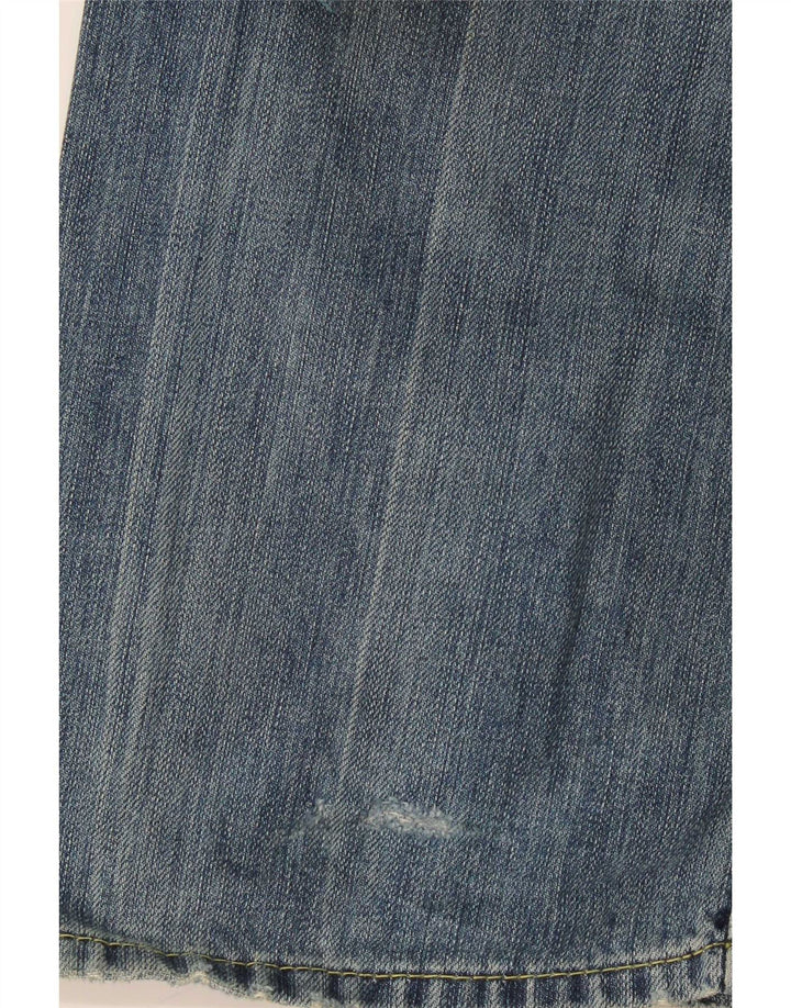 Jeans da donna Armani a gamba larga W29 L32 in cotone blu