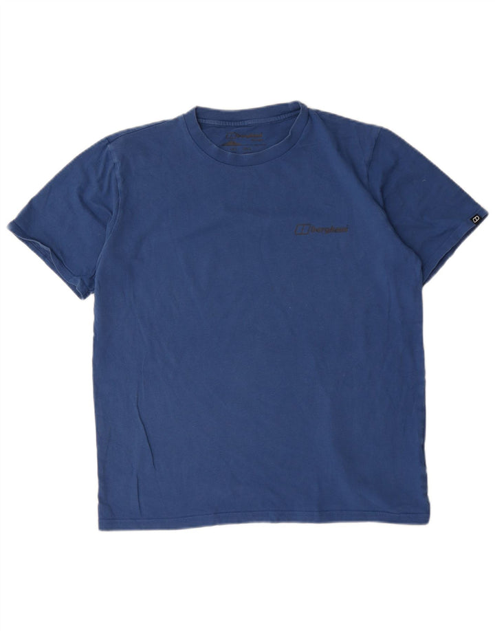 T-shirt da uomo Berghaus Top grande in cotone blu