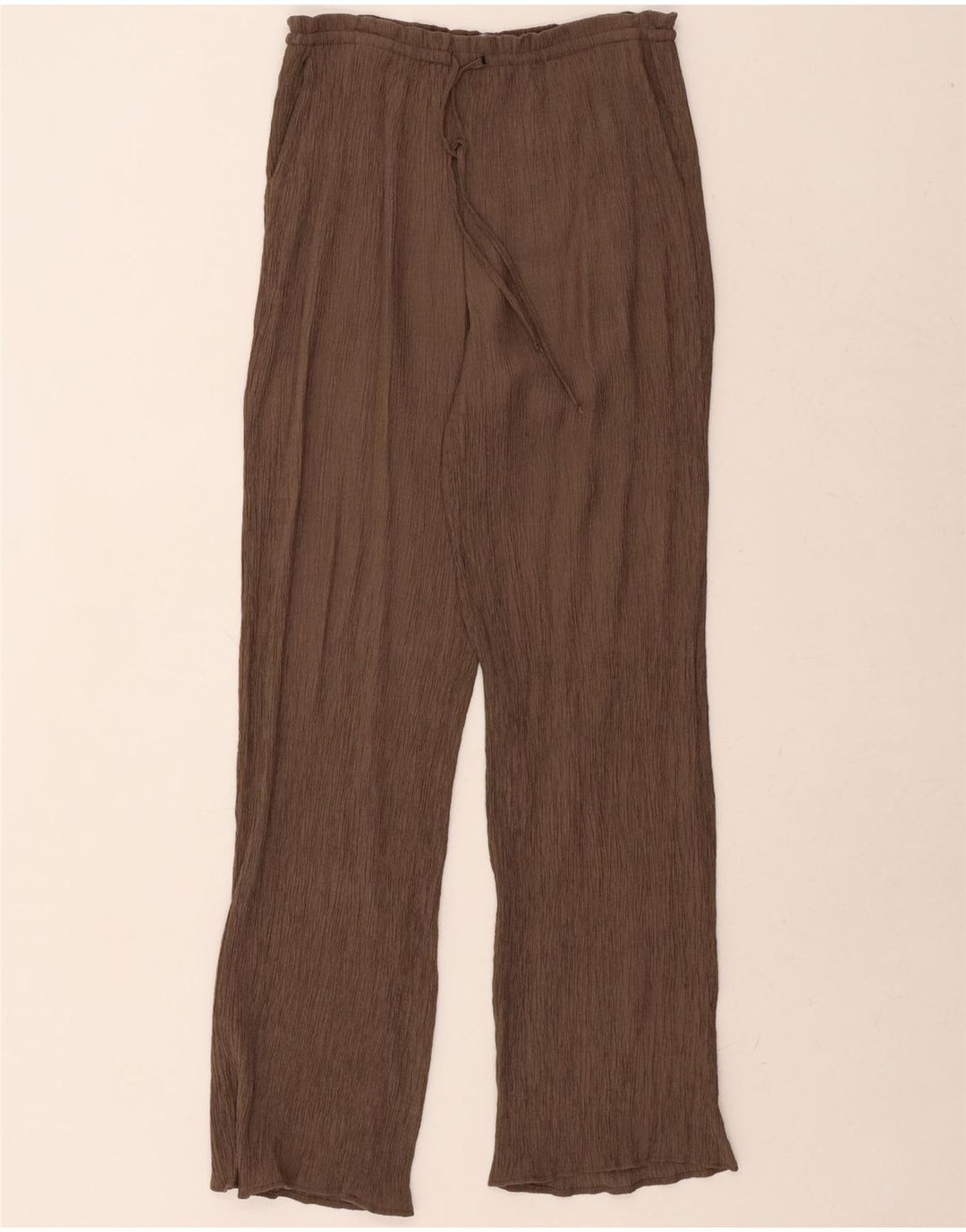 ZARA Womens Straight Chino Trousers Small W26 L33 Grey Viscose Vintage Zara and Second-Hand Zara from Messina Hembry 