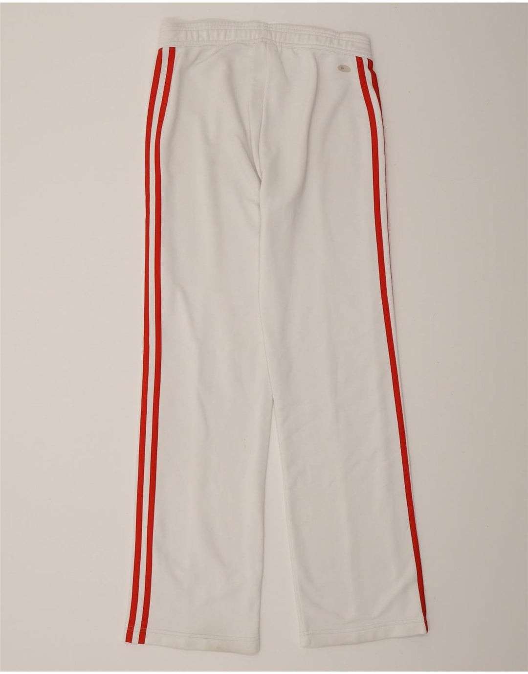 Pantaloni da tuta da donna Adidas UK 10 Small Poliestere bianco