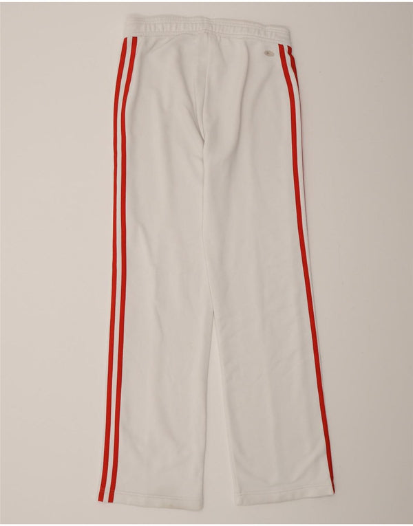 Pantaloni da tuta da donna Adidas UK 10 Small Poliestere bianco
