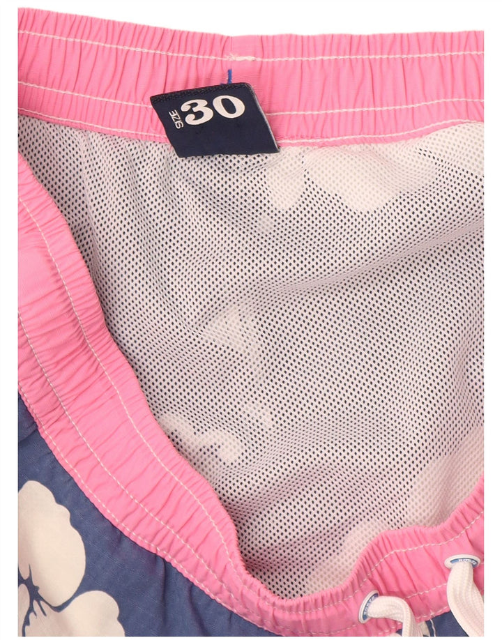 Pantaloncini da bagno da donna North Sails UK 14 Poliammide floreale blu medio