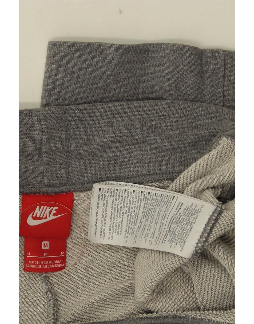 Pantaloni da tuta da donna Nike Joggers UK 14 Cotone grigio medio