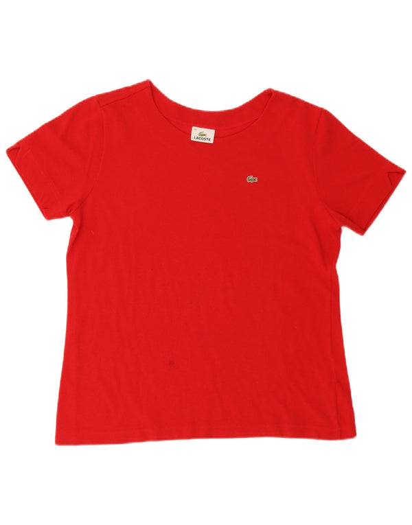 T-shirt da donna LACOSTE taglia 44 grande rossa