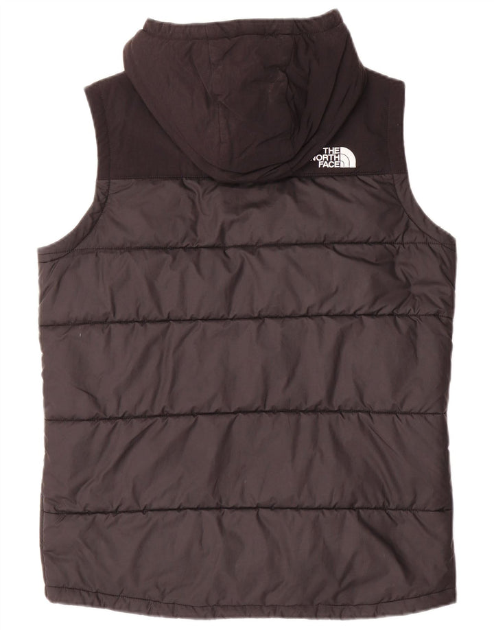 THE NORTH FACE Gilet imbottito con cappuccio per ragazzi 14-15 anni XL Poliestere nero