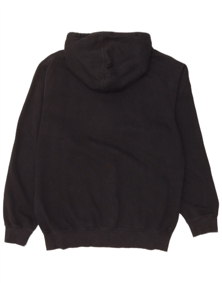 HARD ROCK CAFE Felpa con cappuccio grafica Vienna da uomo grande in cotone nero