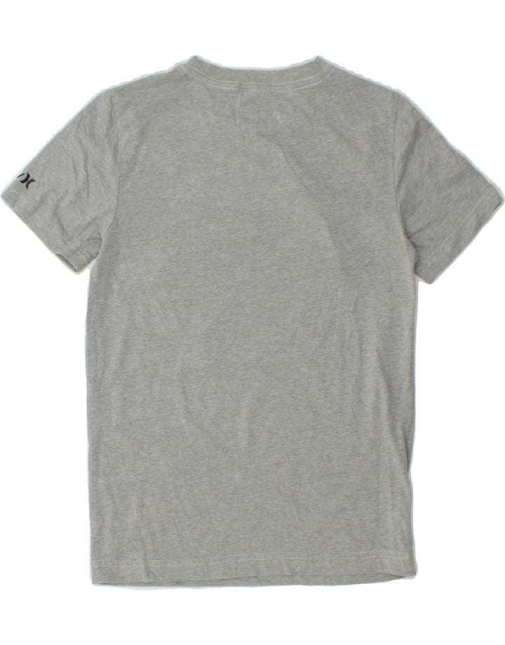 HURLEY Boys Graphic T-Shirt Top 10-11 Years Medium Grey Cotton Vintage Hurley and Second-Hand Hurley from Messina Hembry 