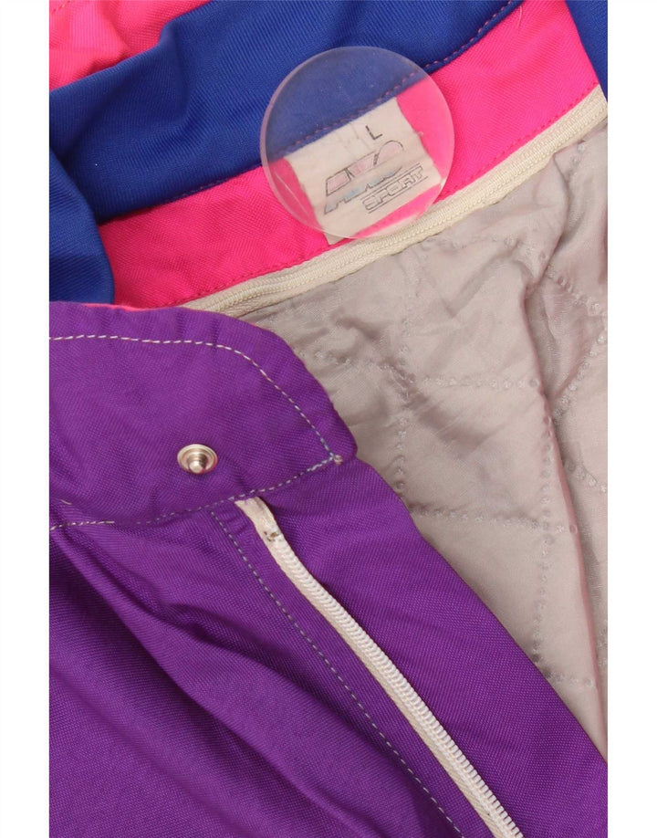 Giacca da corsa da donna AXO UK 16 Large Poliammide a blocchi di colore multicolore