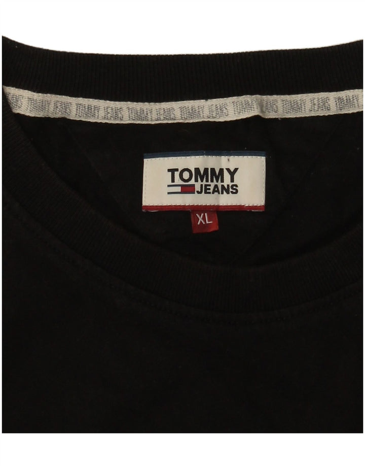 T-shirt da uomo Tommy Hilfiger Top XL Black Colourblock