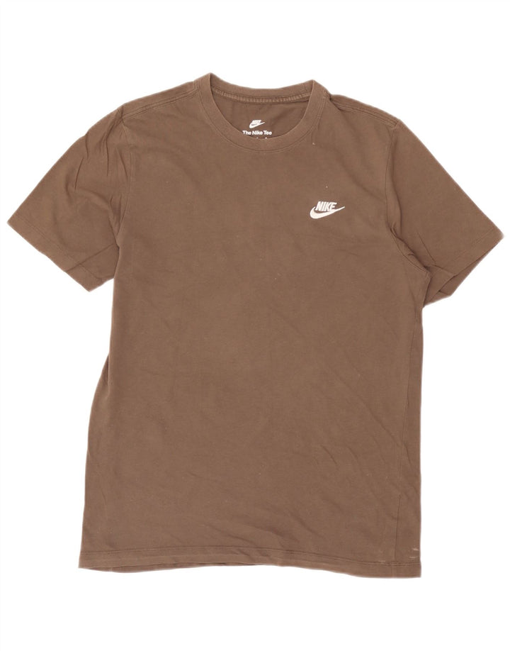 T-shirt da uomo Nike Top in cotone grigio medio