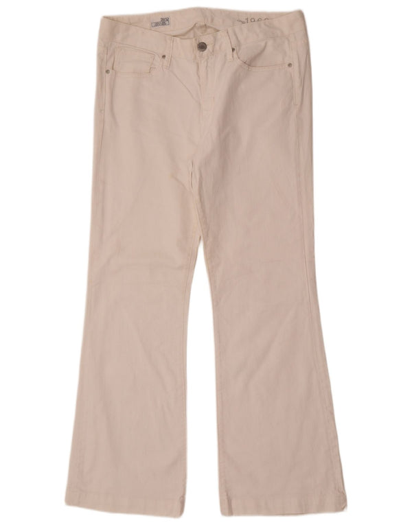 Jeans Bootcut da donna Gap US 12 Large W31 L31 Cotone bianco
