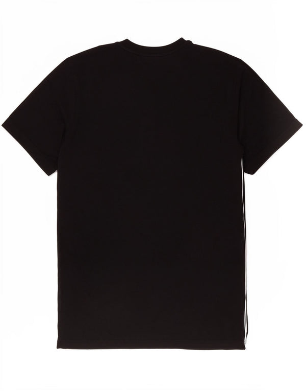 Adidas Mens T-Shirt Top Medium Black Cotton
