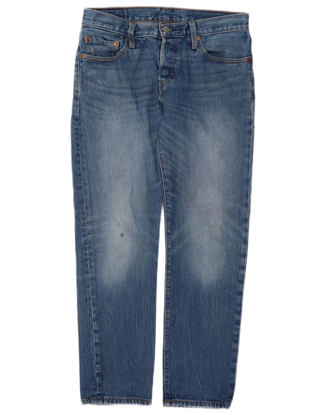 Jeans dritti 501 da donna Levi's W26 L28 cotone blu
