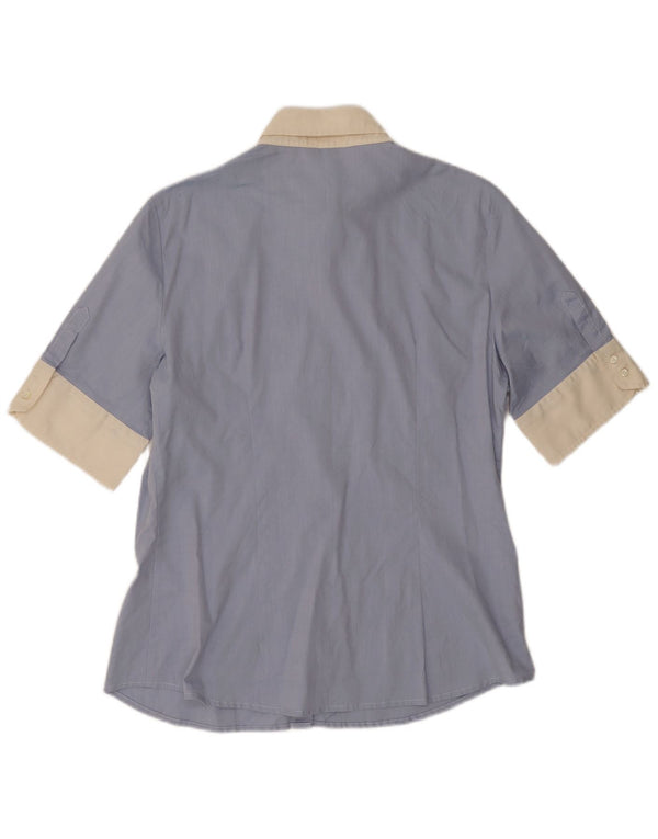 Camicia a maniche corte da donna Henry Cottons IT 52 2XL Cotone color block blu