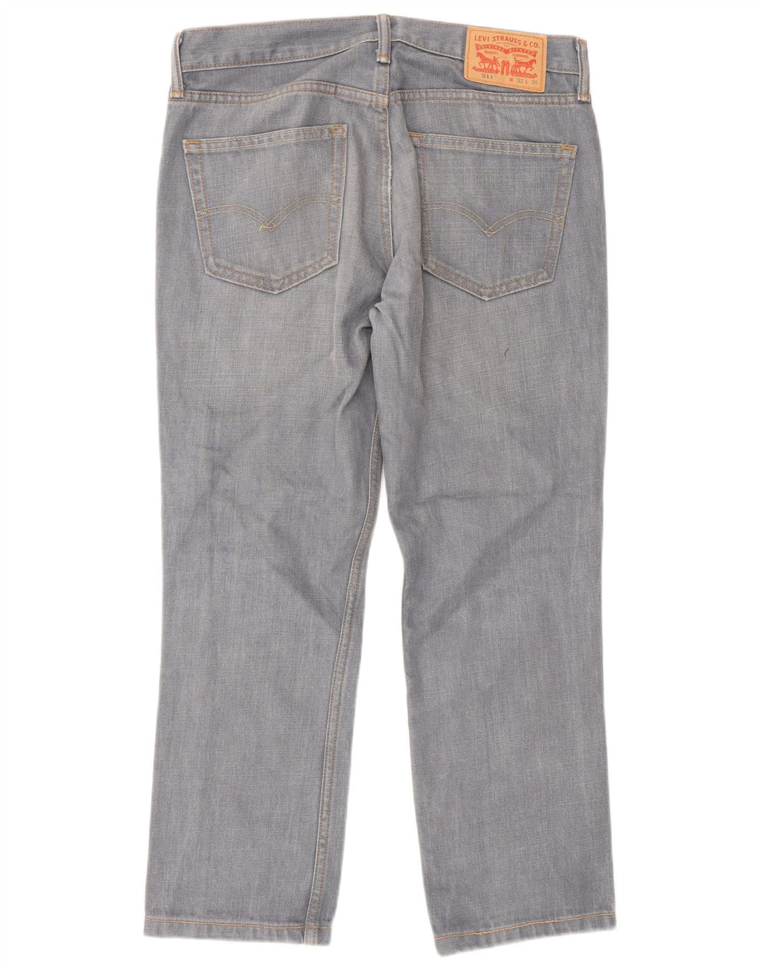 Levi's Uomo 511 Jeans slim affusolati W32 L30 Cotone grigio