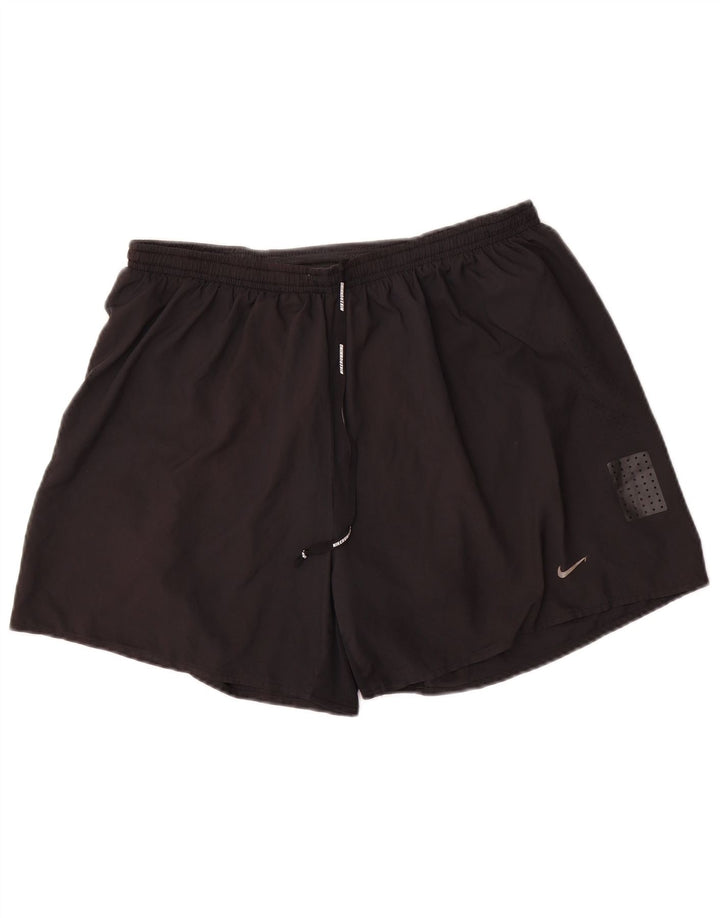 Pantaloncini sportivi Nike Dri Fit da uomo XL in poliestere nero