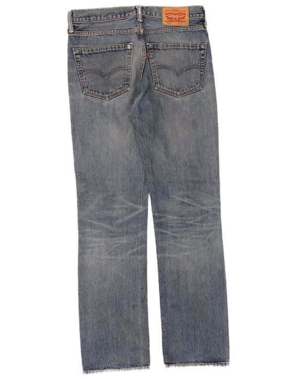 Levi's Uomo 511 Slim Jeans W31 L32 Cotone Blu