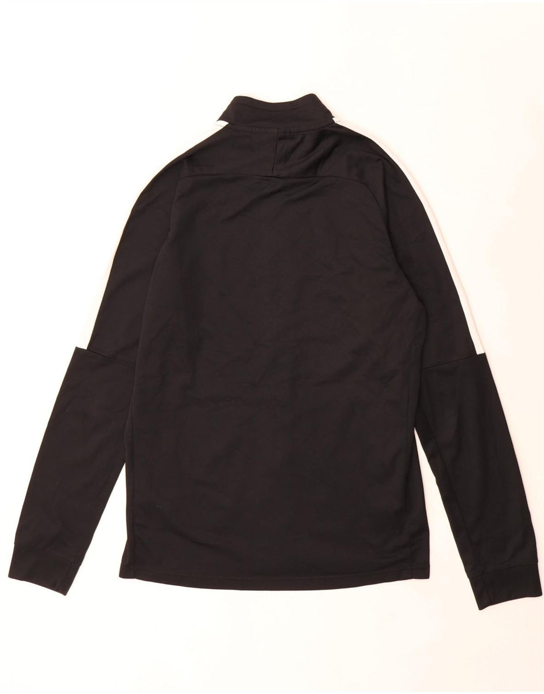 Giacca da tuta da uomo Nike Dri Fit, giacca in poliestere color block medio nero