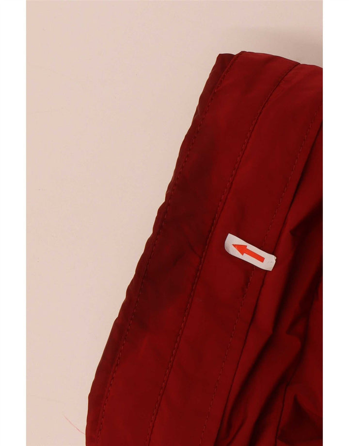 Giacca imbottita con cappuccio da uomo Zara UK 44 2XL poliestere rosso