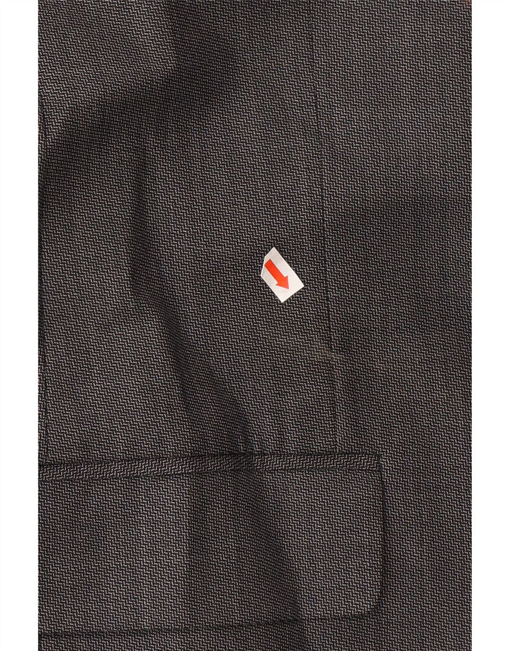 Giacca blazer a 2 bottoni da uomo Marks & Spencer UK 46 XL lana grigia