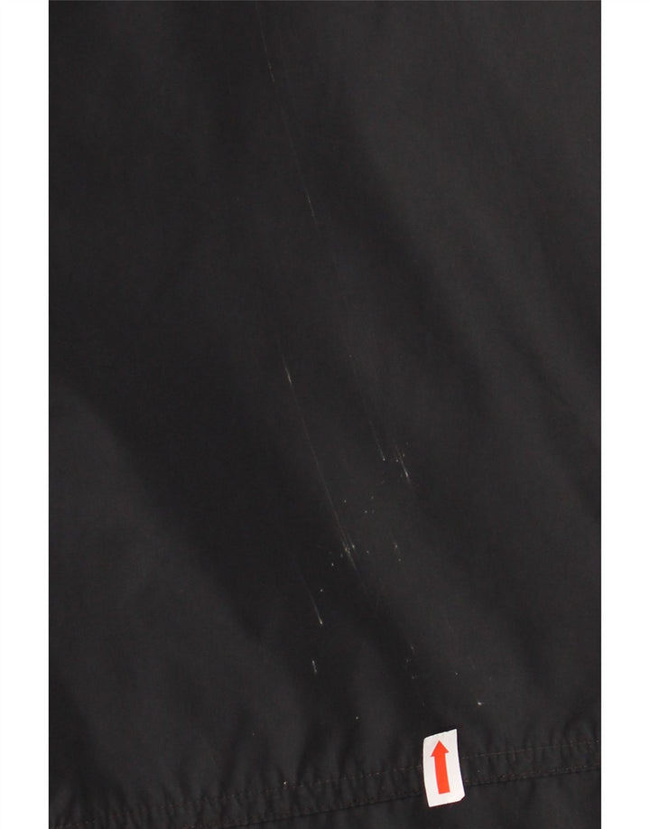 Giacca a vento grafica da uomo Adidas UK 38/40 medio nero in poliammide